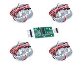 Joy-IT SEN-HX711-05 Wägezelle 5 Kg – Mit HX711 Verstärkerboard, 24-bit A/D-Wandler, Genauigkeit ±0,02 %
