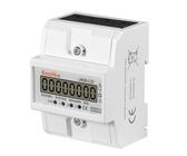 MIRTHBUY 3-Phasen Stromzähler Geeicht – 5-80A, 230/400V, LCD, DIN-Hutschiene, S0-Schnittstelle – Genauigkeitsklasse 1