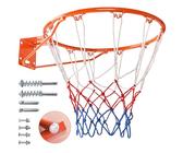 SPORTNOW BASKETBALLKORB, Basketballbrett mit Korb, Wandmontage, für Outdoor, Stahl online entdecken
