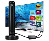 Berdsen DVB-T2 Antenne Met 28dB Versterker – 10m Kabel, 80km Bereik, LTE-filter, Voor 4K En Full HD