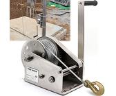 Cocoarm Handseilwinde 1200 Lbs – Schwerlastige Gurtwinde Mit 8m Polyestergurt Für Bootsanhänger & Co. Cocoarm Handseilwinde 1200 Lbs – Schwerlastige Gurtwinde Mit 8m Polyestergurt Für Bootsanhänger & Co.