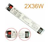 Gwxevce 220-240V AC 2x36W Breitspannung T8 Elektronisches Vorschaltgerät Vorschaltgeräte für