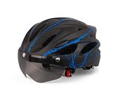 fahrradhelm leicht damen LUMDEER Mountainbike Helm mit Licht und Abnehmbarem Visier für Herren Jugend MTB Helm Rennradhelm Erwachsene Schwarz Sport & Freizeit Size_S Upcycling-Stiftehalter aus Tetrapaks | Farbe-Color:24. Amarant