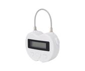 Elektronisches Zeitschloss – Multifunktionaler Zeit-Timer Mit Display – Für Behälter, Mülleimer, Spielzeugkisten – Schwarz, Einstellbar Bis 999 Stunden