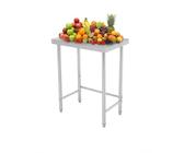 Royal Catering Edelstahltisch RCAT-120/60-PS – 120x60 Cm, 91 Kg Tragkraft, Gastro-Qualität, Hygienisch