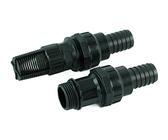 Produktbild von Rückschlagventil-Set 1 Zoll Messing – Mit Saugkorb, Edelstahlfilter, 2x 20mm + 2x 25mm Anschlüssen & 4 Schlauchschellen
