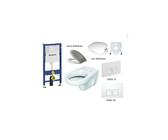 GEBERIT Duofix Basic WC-Vorwandelement 112 Cm – Inkl. Drückerplatte Für Trockenbau