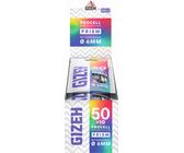 GIZEH® Aktivkohlefilter Rainbow 6 mm (210 Stück) – Farbig & effektiv