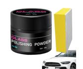 Ceroxid 3x100g Polierpulver Polier Glaspolitur + Polierteller 75mm + Microfaser