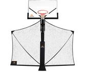 Basketball-Rücklaufnetz – Aus Stahl, Schwarz, 1,73 Kg, Werkzeuglose Montage, Verstellbarer Prallwinkel, Für Innen- Und Außenkörbe, Solo-Training Basketball-Rücklaufnetz – Aus Stahl, Schwarz, 1,73 Kg, Werkzeuglose Montage, Verstellbarer Prallwinkel, Für Innen- Und Außenkörbe, Solo-Training