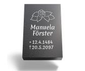 GRANIT Grabstein Grabmal GRABPLATTE + Stütze Fotogravur + Text 60x30 cm - g03s GRANIT Grabstein Grabmal GRABPLATTE + Stütze Fotogravur + Text 60x30 cm - g03s