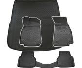 Audi A6 C7 Zubehör ELMASLINE 3D Gummimatten & Kofferraumwanne Set Für Audi A6 C8 Sitze