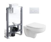 Hänge WC Spülrandlos Alpenberger Wand WC Spülrandlos – Hänge-WC Mit Nano- Beschichtung, Softclose-Sitz, Passend Für Geberit Alpenberger Hänge-WC Mit Nano-Beschichtung