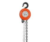 Produktbild von Springer 1T Kettenzug – Handseilwinde Mit 3 M Kette, 1000 Kg Tragkraft, ölfrei, Verzinkt, Doppelklinkenbremse – Für Werkstatt & Forst