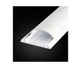 Flexibler Fussboden Kabelkanal, 3M x 5cm Selbstklebend Boden Kabelbrücke, Kabelbrücke