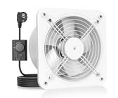 FanGoFast 200 Mm Abluftventilator – 980 M³/h, Leise Mit Rücklaufklappe, Wandmontage, Für Bad, Küche, Garage & Keller, Inkl. EU-Stecker – Leistungsstark Und Zuverlässig FanGoFast 200 Mm Abluftventilator – 980 M³/h, Leise Mit Rücklaufklappe, Wandmontage, Für Bad, Küche, Garage & Keller, Inkl. EU-Stecker – Leistungsstark Und Zuverlässig
