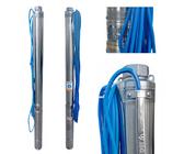 3,5 Tiefbrunnenpumpe sandverträglich 4200L/h - 7,3bar - Steuerung PC-20P - SET