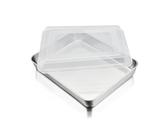 Edelstahl-Lasagneform 45,7 X 27,9 Cm Mit Deckel – Produktbild-Vorschau 3