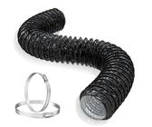 150 mm flexibler Abluftschlauch aus Aluminium und PVC, 6 m lang – Entlüftungsrohr für Abluftventilator, Klimaanlage, Wäschetrockner (ø150 mm x 6 m 150 mm flexibler Abluftschlauch aus Aluminium und PVC, 6 m lang – Entlüftungsrohr für Abluftventilator, Klimaanlage, Wäschetrockner (ø150 mm x 6 m