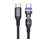 240 W USB C auf USB C Adapter mit LED, überträgt Daten mit bis zu 40 Gbit/s, geeignet für PD Schnellladung für iPhone 15 Serie, iPhone 14, 13, 12, 11, Galaxy S23