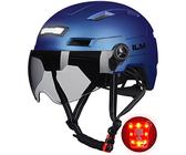 Fahrradhelm mit Licht und Visier | Preisvergleich bei idealo.de