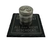 Schockbesteck Edelstahl mit Würfelbecher Set inkl. 4 Becher
