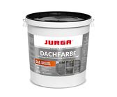 Dachfarbe 12kg Flexible Sockelfarbe Dachlack Anthrazit +Farbroller 25cm Set RM46