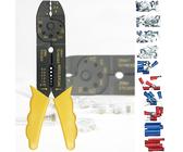 mxuteuk 2.8/4.8/6.3 mm Kabelschuhe Flachstecker Flachsteckhülsen Set | Gordon Männlich & Weiblich Kabelstecker mit Isolierhülse, Elektrische