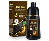 3-in-1 Hellbraunes Haarfärbe-Shampoo – Färbt In Minuten, Für Männer & Frauen, Bis Zu 3-4 Wochen Haltbar (50 Ml)