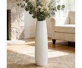 Weisse Bodenvase 60 cm