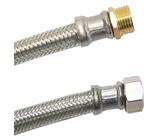 ERGAOBOY 5 Stück 304 Edelstahl Schlauch-Tüllen-Verschraubung – 10 Mm, Gerade, Für Luft, Wasser, Öl Und Kraftstoff, Panel-Montage 6-kant Doppelverschraubung