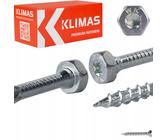 KLIMAS Holzschrauben Torx 5x70 Mm - 150 Stück Tellerkopfschrauben Mit Wachsbeschichtung