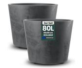 Kreher® 2 x XXL Pflanzkübel / Pflanztopf „LIKE 79xH70 cm Kreher® 2 x XXL Pflanzkübel / Pflanztopf „LIKE 79xH70 cm