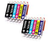 Uniwork PGI-580XXL CLI-581XXL Compatibili Per Canon 580 581 - Foto 5