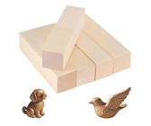 20 Balsaholz Blöcke Zum Schnitzen - Naturholz Rohlinge Für Kinder & Erwachsene