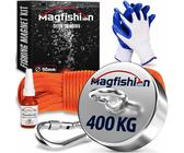 Magnetfischen-Set – Starker Neodym-Magnet Mit 20m Nylonseil – Zugkraft Bis 150 Kg – NEU