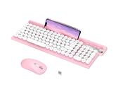 SbocKeeb Retro Tastatur Fullsize - Runde Tasten Im Schreibmaschinen-Design