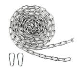 Metallkette Kohlenstoffstahl -Maße:4mm x 50m Stahlketten Metallkette Kohlenstoffstahl -Maße:4mm x 50m Stahlketten