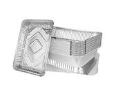 MIVIDE 30 Stück Grill Aluschalen mit Deckel, 2200ml Alu Grillschalen
