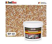 Isolbau Buntsteinputz BP 85 – 15 Kg Eimer, Schwarz-braun, Profi-Qualität, Innen & Außen