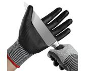 Schnittfeste Handschuhe Stufe 5 – Arbeits- und Gartenarbeitshandschuhe für Holzschnitzerei und Gartenarbeit | Beavercraft CRG Größen S, M, L