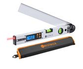 PORFOYO Digitaler Winkelmesser Neigungsmesser Laser Wasserwaage mit LCD