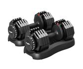 Dripex Verstellbare Hanteln 2er Set - 3kg Bis 10kg Schnellverstellung Mit Schaumstoffgriff | 5kg Oder 10kg Paar