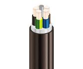 Starkstrom Erdkabel NYY-J 5x1,5 Mm² – 10 Meter Schwarz – Für Erdverlegung, Außenbereich Und Feuchte Umgebungen