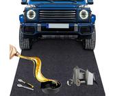 Öl-Auffangmatte Für Garage – 100x200 Cm, Wasserdicht, ölabsorbierend, Mit Rutschfester Gummisohle, Wiederverwendbar, Zuschneidbar