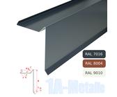 Bleche Für Flachdach Ortgangblech Ortgangwinkel Alu Grau Anthrazit 110mm X 175mm X Ral 7016
