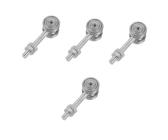 8 Nylon-U-Nut-Rollen – 30x6 Mm, Mit Kugellager, Leise Für Schiebetüren