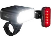 Kit éclairage Vélo OSRAM LEDsBIKE Compact 50 – 50 Lux, 75m De Portée, Rechargeable USB-C, Compatible Garmin, StVZO