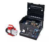 Set: Vakuumpumpe 42L/min auch für R32 Klimaanlage + Monteurhilfe + Absperrventil
