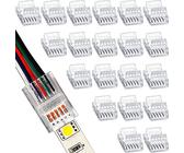 LED Verbinder Adapter Set – 2/3/4/5/6 Pin Quick Clip Stripe Schnellverbinder, Für RGB-Streifen, China